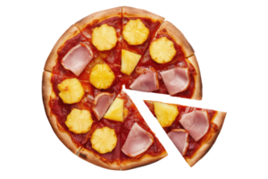 isolated pizza on transparent background png