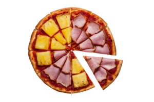 isolated pizza on transparent background png