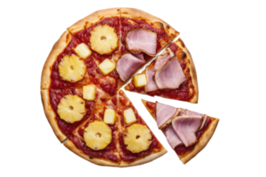 isolated pizza on transparent background png