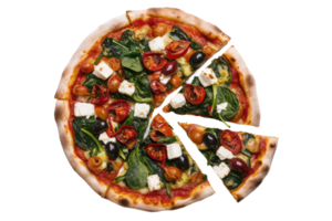 isolated pizza on transparent background png