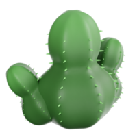 cactus boom 3d illustratie png