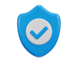 3d security verification icon png