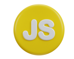 3d JavaScript icon symbols of software language png