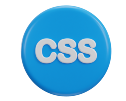 3d css icon symbols of software language png