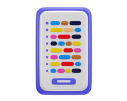 programming icon 3d rendering illustration png