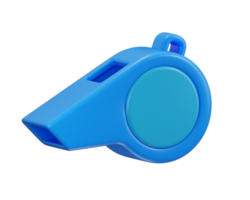 whistle icon 3d rendering illustration png