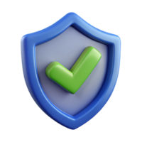 3D shield checkmark icon 3D shield checkmark symbol 3D shield checkmark photo png