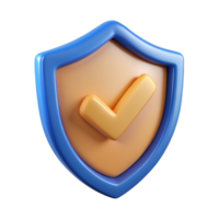 3D shield checkmark icon 3D shield checkmark symbol 3D shield checkmark photo png