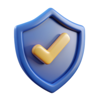 3D shield checkmark icon 3D shield checkmark symbol 3D shield checkmark photo png