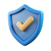 3D shield checkmark icon 3D shield checkmark symbol 3D shield checkmark photo png