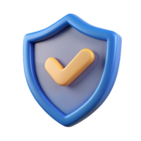 3D shield checkmark icon 3D shield checkmark symbol 3D shield checkmark photo png