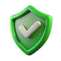 3D shield checkmark icon 3D shield checkmark symbol 3D shield checkmark photo png