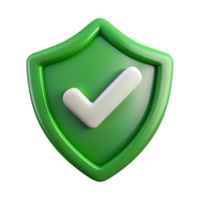 3D shield checkmark icon 3D shield checkmark symbol 3D shield checkmark photo png