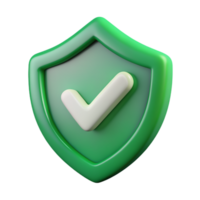 3D shield checkmark icon 3D shield checkmark symbol 3D shield checkmark photo png