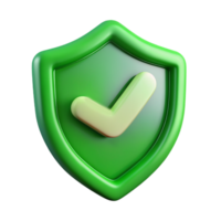 3D shield checkmark icon 3D shield checkmark symbol 3D shield checkmark photo png
