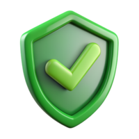 3D shield checkmark icon 3D shield checkmark symbol 3D shield checkmark photo png