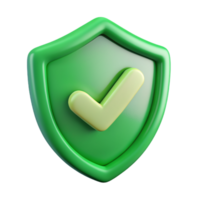3D shield checkmark icon 3D shield checkmark symbol 3D shield checkmark photo png