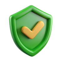 3D shield checkmark icon 3D shield checkmark symbol 3D shield checkmark photo png