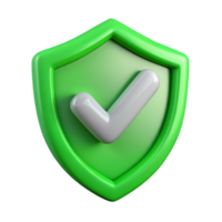 3D shield checkmark icon 3D shield checkmark symbol 3D shield checkmark photo png