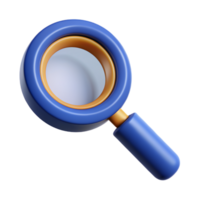 Magnifier 3D magnifier icon 3D magnifier symbol 3D magnifier photo png