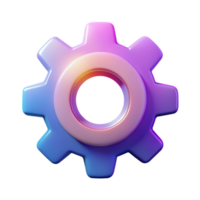 Setting 3D setting icon 3D setting symbol 3D setting image png
