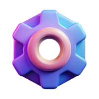 Setting 3D setting icon 3D setting symbol 3D setting image png