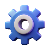 Setting 3D setting icon 3D setting symbol 3D setting image png