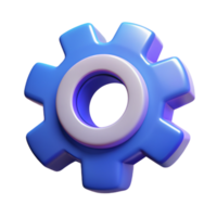 Setting 3D setting icon 3D setting symbol 3D setting image png