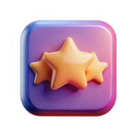 Star review 3D Star review icon 3D Star review icon symbol 3D Star review image png