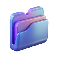 Folder 3D folder icon 3D folder symbol 3D folder image png