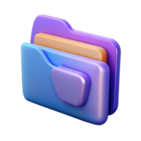 Folder 3D folder icon 3D folder symbol 3D folder image png