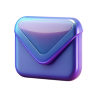 Mail 3D mail icon 3D mail symbol 3D mail image png