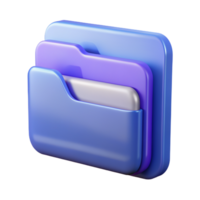 Folder 3D folder icon 3D folder symbol 3D folder image png