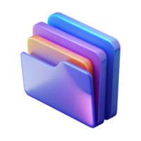 Folder 3D folder icon 3D folder symbol 3D folder image png