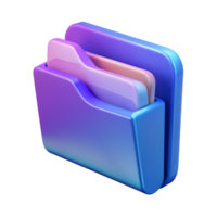 Folder 3D folder icon 3D folder symbol 3D folder image png