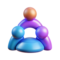 Teamwork 3D teamwork icon 3D teamwork symbol 3D teamwork image png
