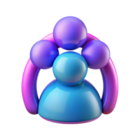 trabalho em equipe 3d trabalho em equipe ícone 3d trabalho em equipe símbolo 3d trabalho em equipe imagem png