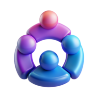 Teamwork 3D teamwork icon 3D teamwork symbol 3D teamwork image png