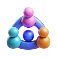 Teamwork 3D teamwork icon 3D teamwork symbol 3D teamwork image png