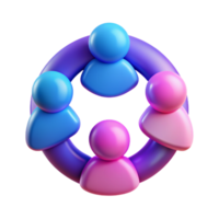 Teamwork 3D teamwork icon 3D teamwork symbol 3D teamwork image png