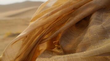 Tucked into the swirling fabric are small grains of sand as if the desert itself is trying to claim back what the winds have taken photo