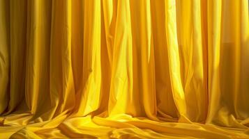 In a burst of energy a bright yellow curtain is flung open signaling the start of an energetic and lively performance photo