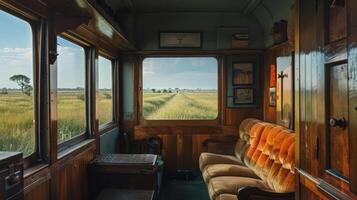 The train conductor urged everyone to keep an eye out for the elusive lions that often roam through this part of the reserve photo