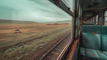 The train journey felt like a timetraveling experience with ruins from different eras appearing along the way photo