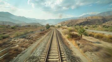 The view from the train was like a puzzle with tered pieces of an ancient civilization waiting to be put together photo