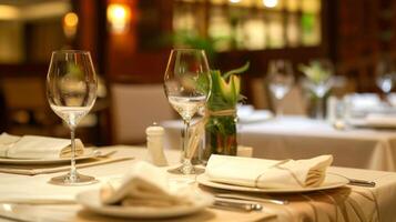 Dining in a classy intimate setting with attentive service and refined decor photo