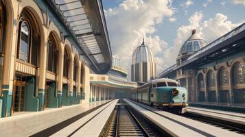 A tribute to the past and a vision of the future this Art Deco train station is a true architectural wonder photo