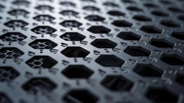 The intricate meshlike pattern on this portable SSD creates a sophisticated look and also helps with heat dissipation for optimal performance photo