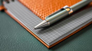 A detailed shot of a digital notebook with a gridlike layout and customizable headers and sections for organization and productivity photo