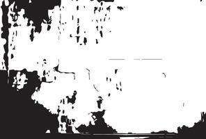grunge texture of wall fragment with scratches and cracks vector